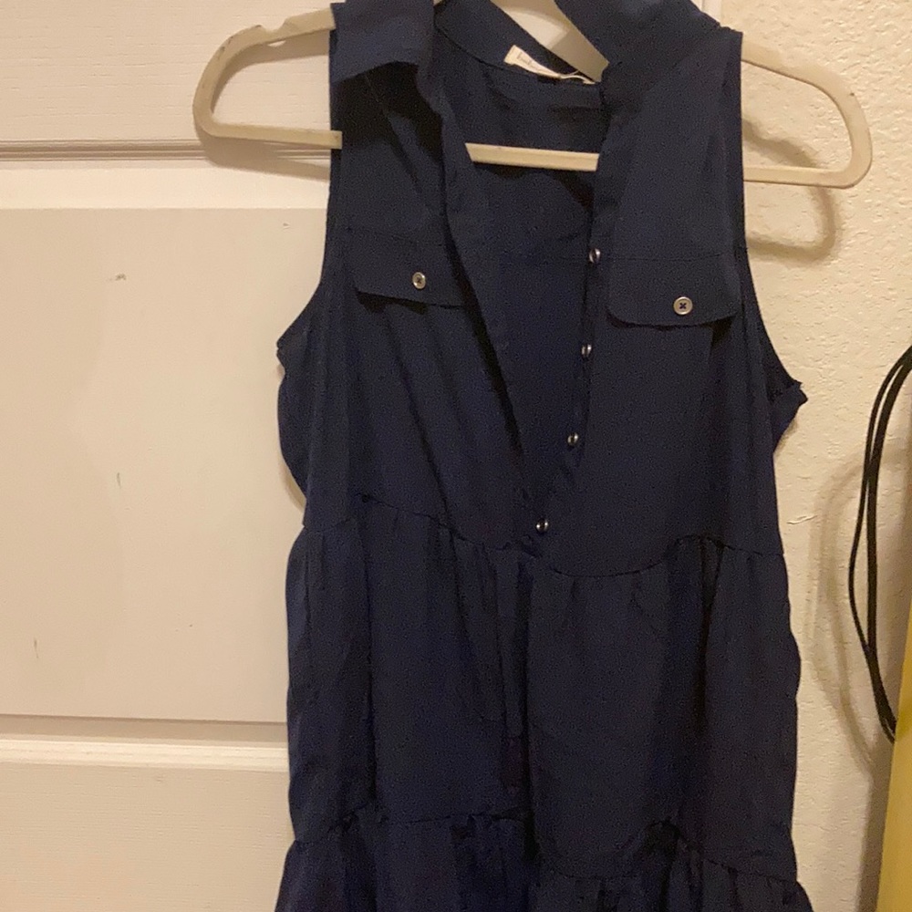 Navy blue dress